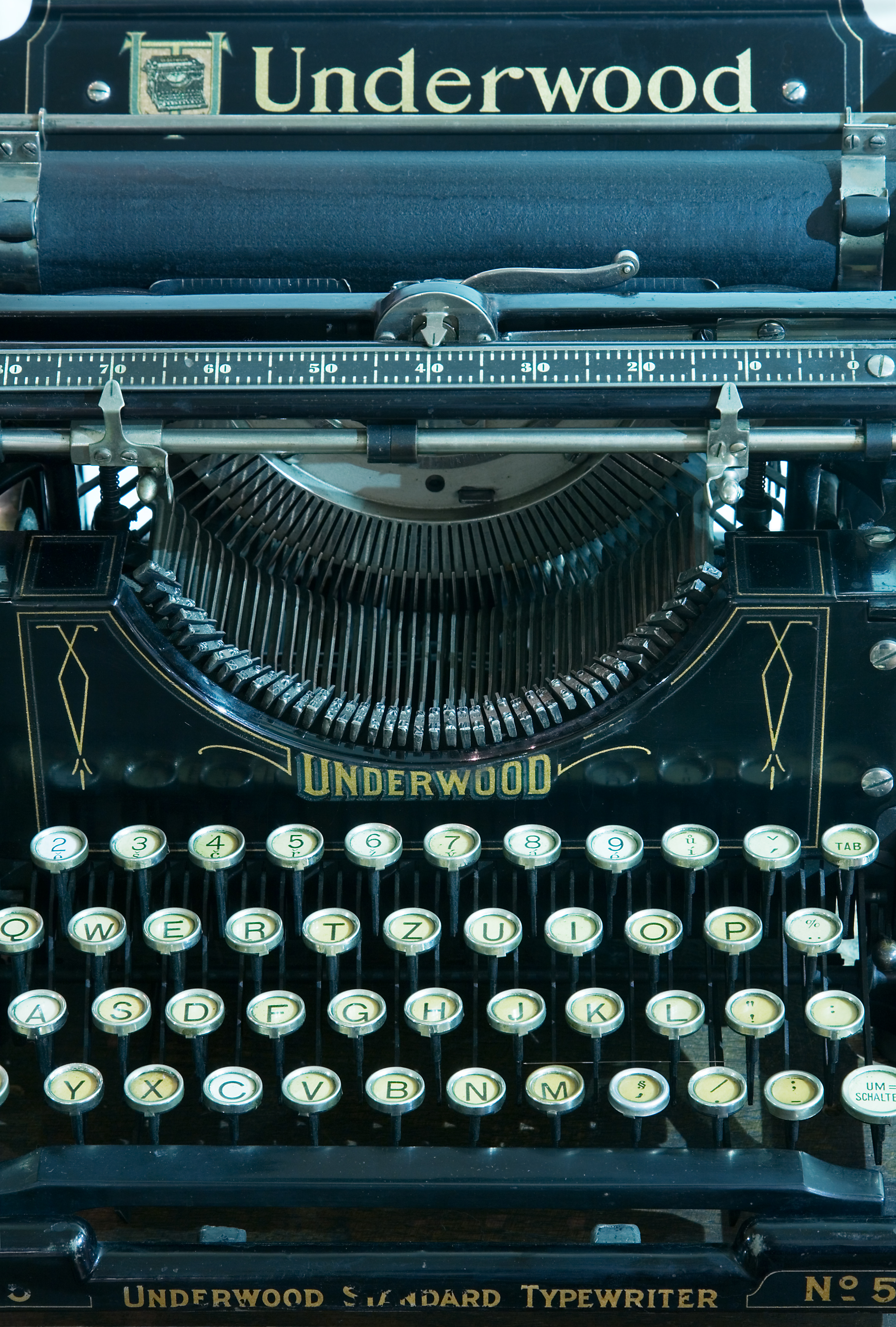 Alte Schreibmaschine von Typ Underwood